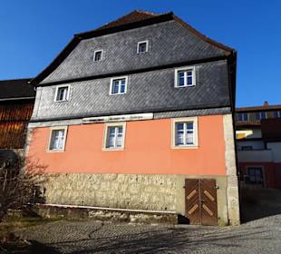 Außenansicht der Hübner Bräu Braugaststätte