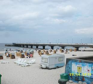 Blick zur Seebrücke Kolberg