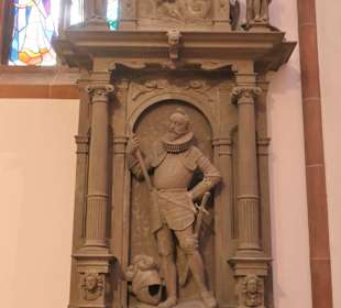 Die Stiftskirche in Baden-Baden am Marktplatz