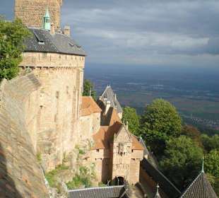 Hauptturm von Süden aus