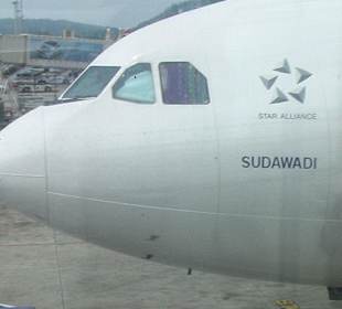 Thai Airways am Gate