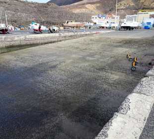 Slipway im Hafen von Morro Jable