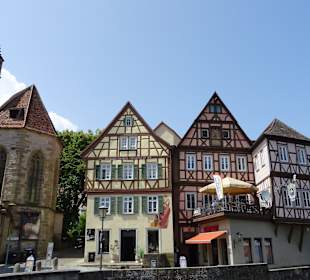 Blick von der Henkersbrücke Schwäbisch Hall