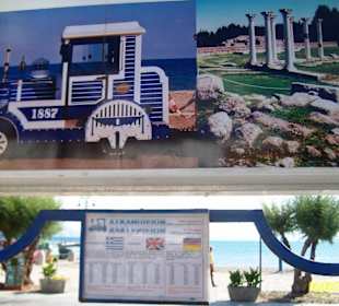 Infotafel - Blaue Bimmelbahn