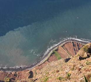 Blick von der Klippe Caba Giräo