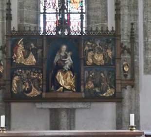 In der Friedhofskapelle im Petersfriedhof