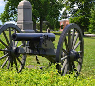 Der Military Park in Gettysburg, PA