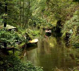 Obere Anlegestelle in der Wilden Klamm Klamm