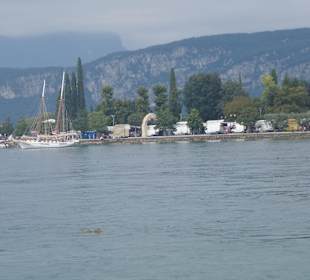 Blick über Gardasee
