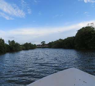 Flussfahrt direkt vor dem Club Hotel Dolphin mit Haralds Boo