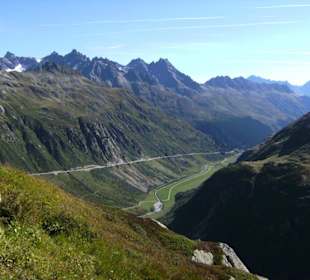 Blick auf das Hochtal in Richtung Westen