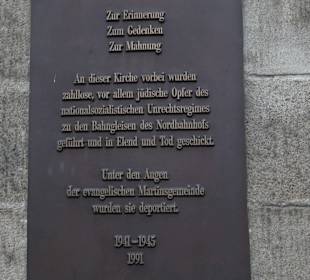 Gedenkstätte „Zeichen der Erinnerung“ Nordbahnhof