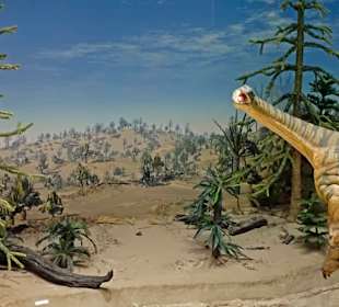 Saurier in der damaligen Umwelt