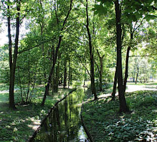 Łazienki królewskie, park