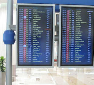 Emirates fliegt überall hin