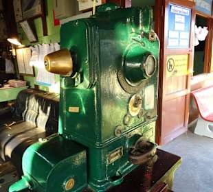 Museumstechnik, aber sie funktioniert