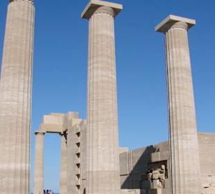 Tempel der Athena Lindia