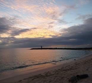 Sonnenuntergang am Strand