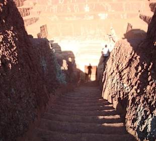 Treppen zur Mastaba von Chentikau Pepi