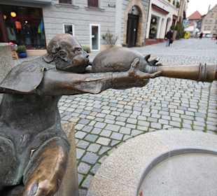 Gauklerbrunnen auf dem Grünen Markt