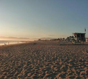 Sonnenuntergang am Venice Beach