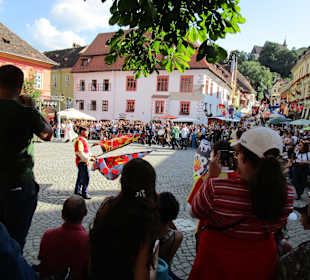 Mittelalterliches Festival in Sighișoara/Schäßburg