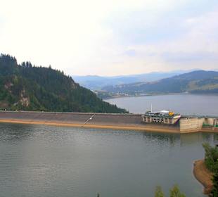 Ausblick aus dem Schloss auf Damm