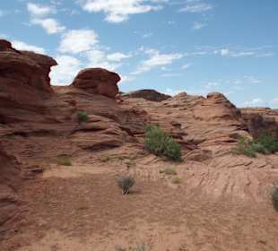 Tolle Felsen oberhalb des Colorado River