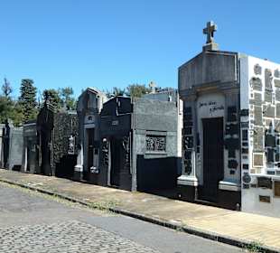 Teilansicht des Friedhofs