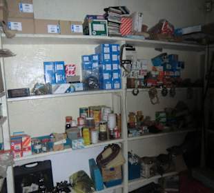 Lager der Werkstatt