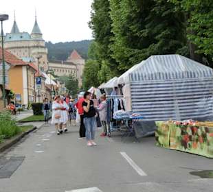 Burgfest in der Stadt