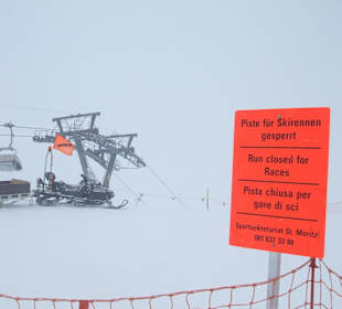 Corviglia, zeitweilige Rennstrecke