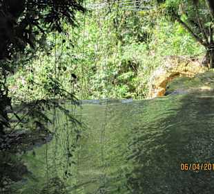 Ausblick Wasserfall von oben 