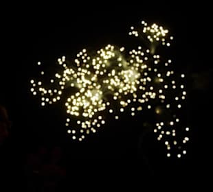 Das Abschlussfeuerwerk im Bild