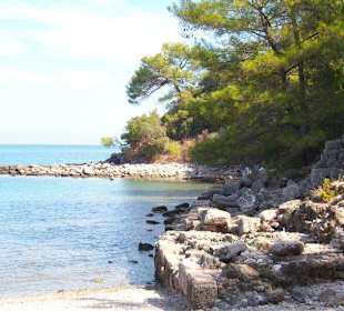 Die Reste des Südhafens