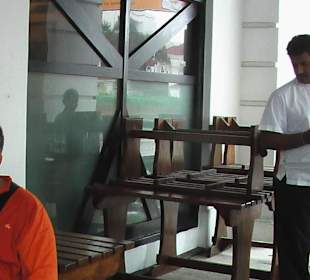 Bestuhlung und Tische