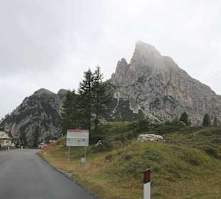 Falzarego Pass mit Hexenstein