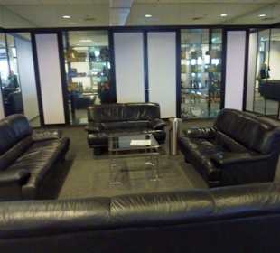 Raucherlounge im Tiefparterre