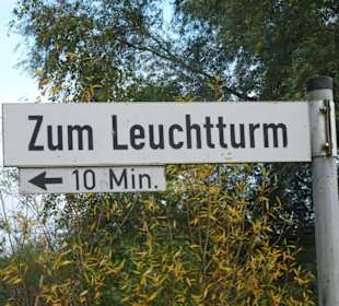 Der Wegweiser zum Schwarzen Leuchtturm Warfleth