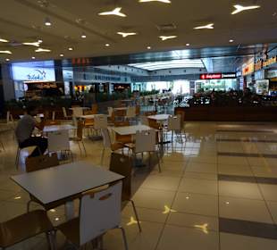 Viele Geschäfte auf den Etagen