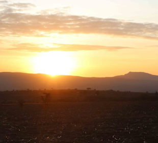 Erster Sonnenaufgang