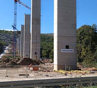 Baustelle Umfahrung Novi Vinodolski
