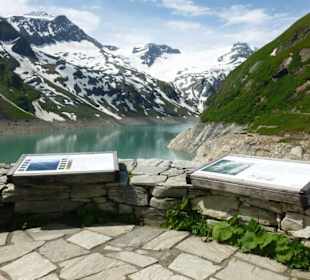 Aussicht auf den Stausee