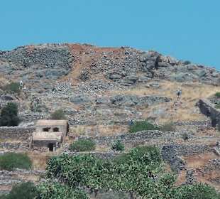 Lebrainsel Spinalonga bei Kreta