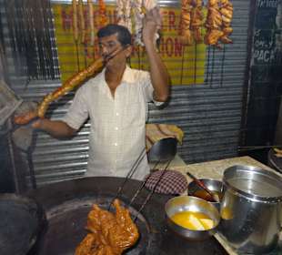 Auf dem Markt unterwegs