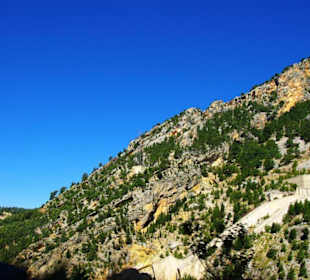 Anfahrt zum Staudamm von Side nach Manavgat