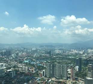 Aussicht Aussichtsplattform Petronas Tower 86. Eta