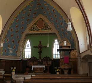Die evangelische Trinitatiskirche in Arco