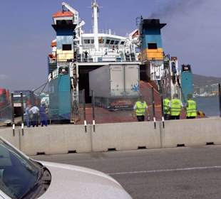 Beladung einer Fähre