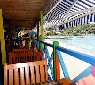 Plätze über dem Meer